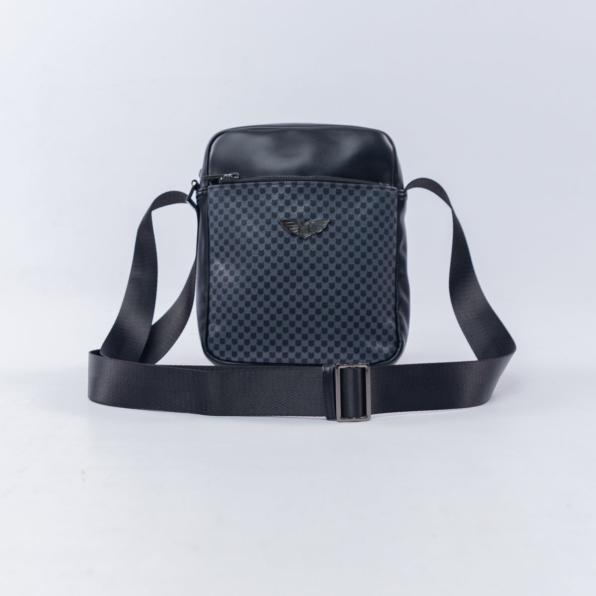 Bogart Check Panel Reporter Bag