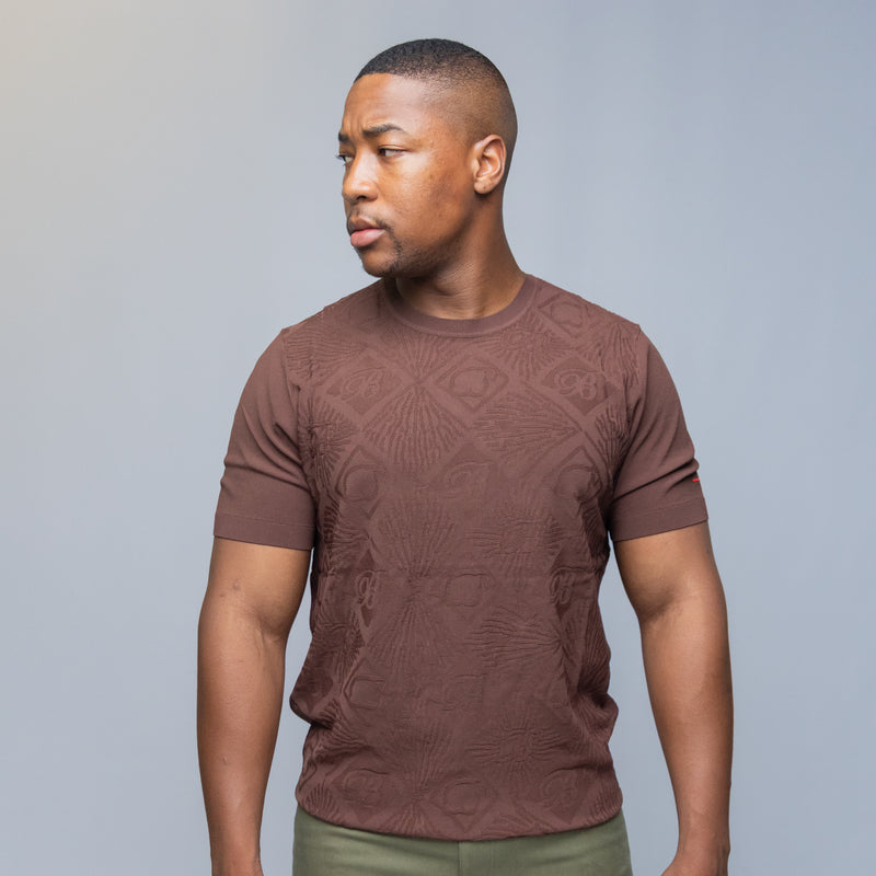 Bogart Monogram Jacquard Knit Tee