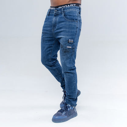 Bogart Vintage Wash Embroidered Denim