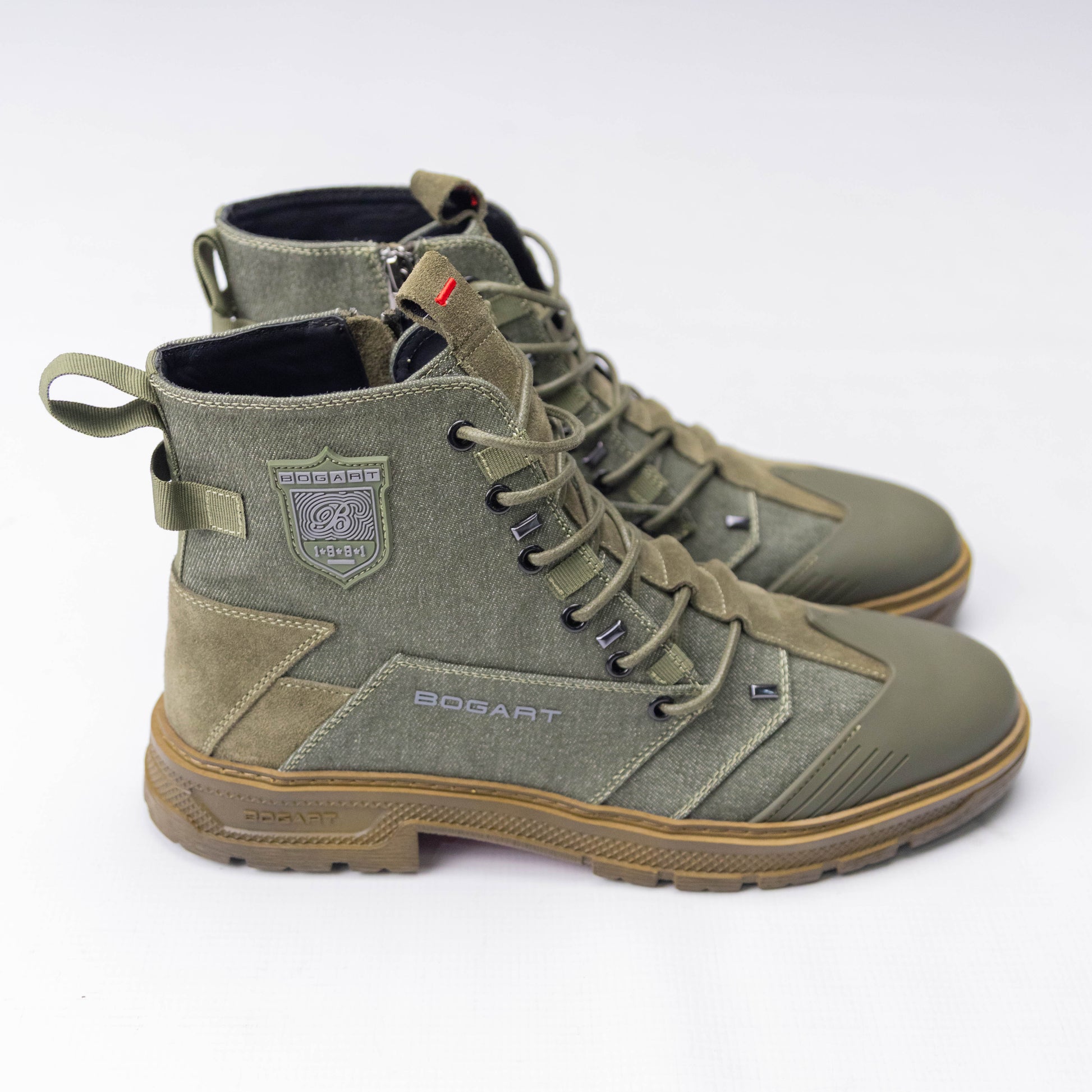 Bogart Denim Combat Boots