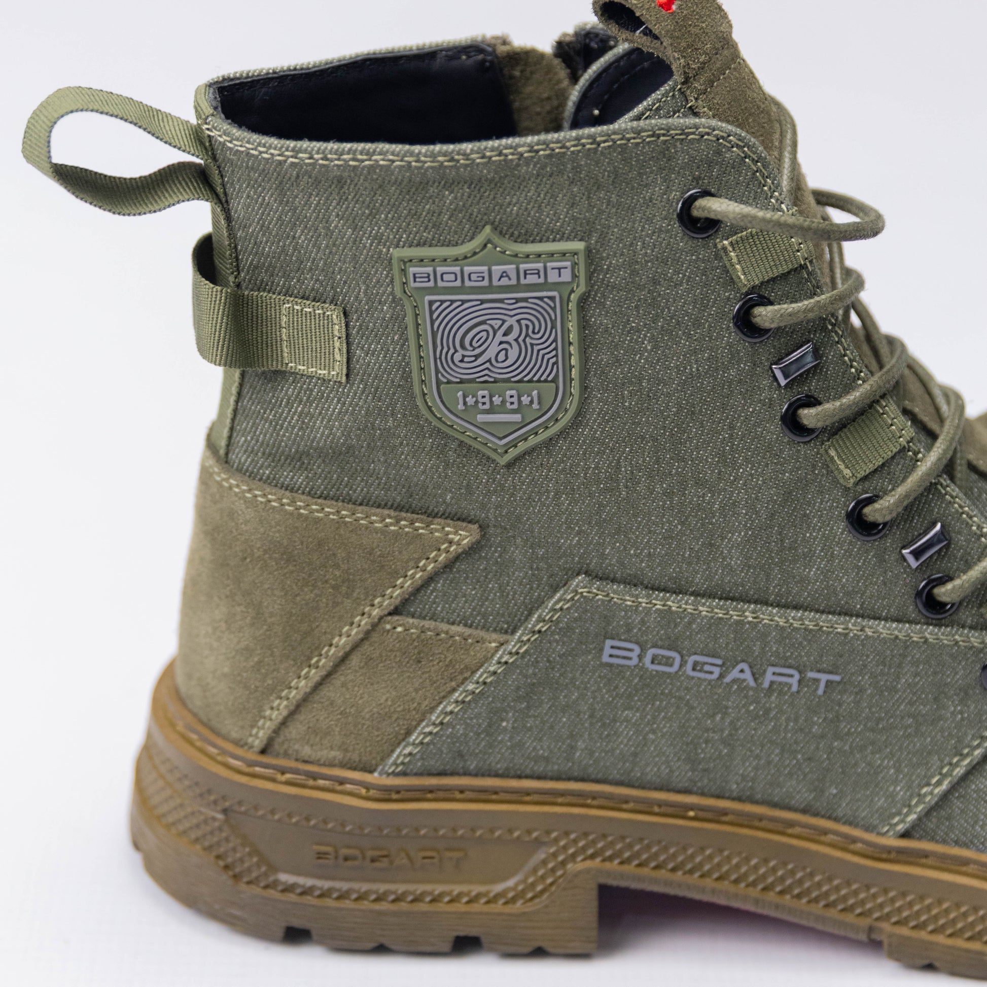 Bogart Denim Combat Boots