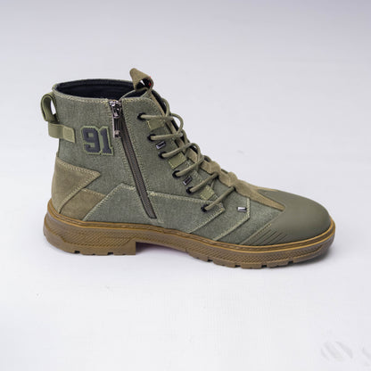 Bogart Denim Combat Boots