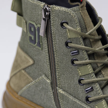 Bogart Denim Combat Boots
