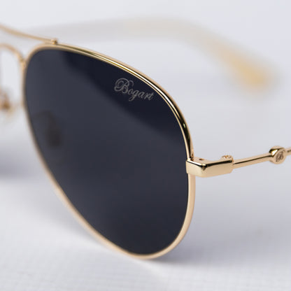 Bogart Gilded Aviator Sunglasses