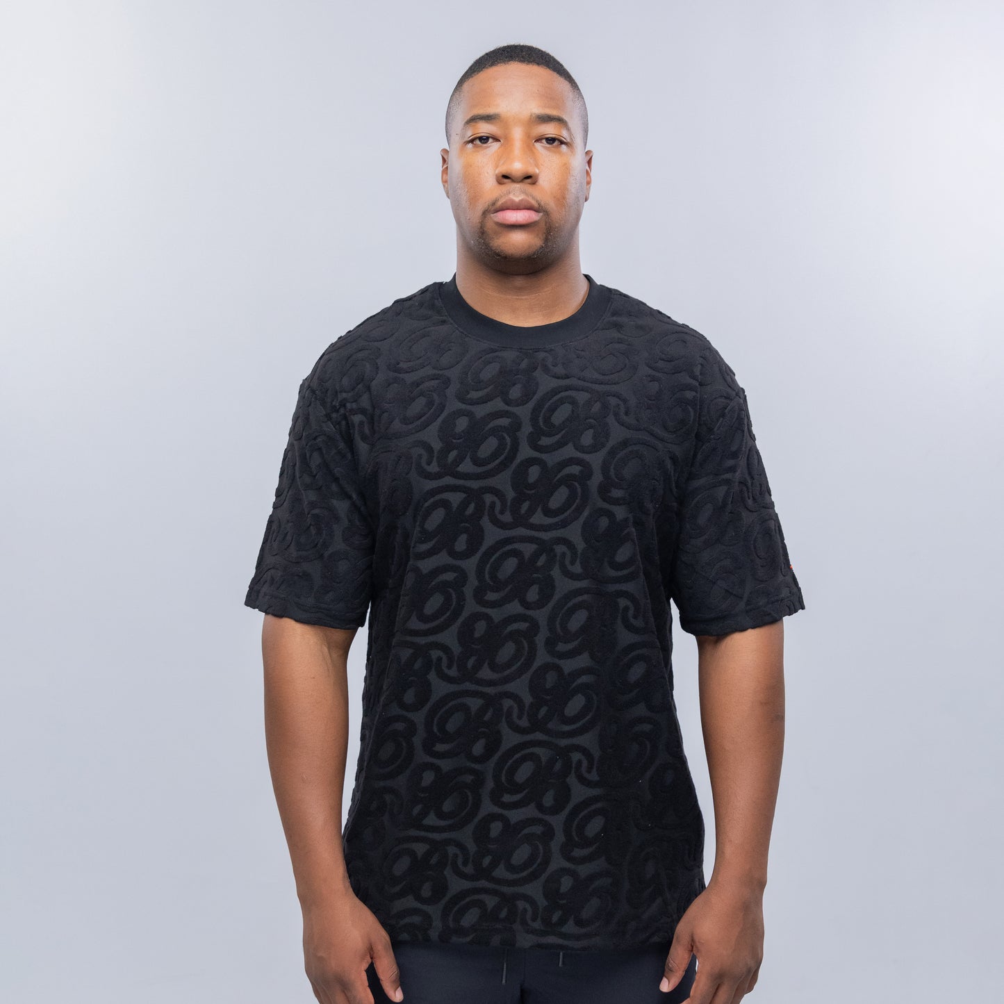 Bogart Script Emboss Oversized Tee