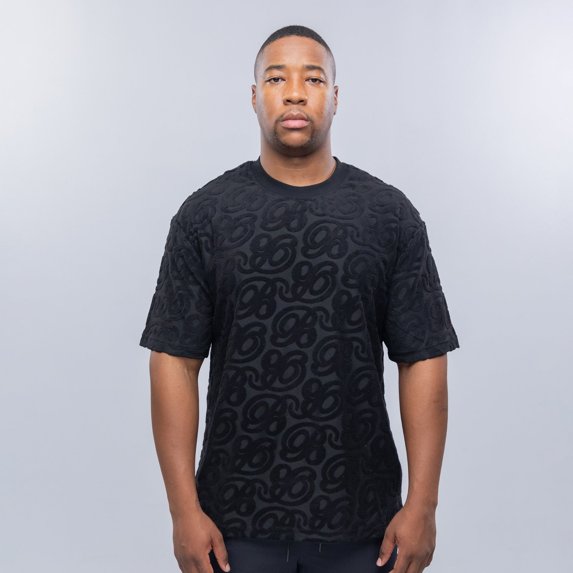 Bogart Script Emboss Oversized Tee