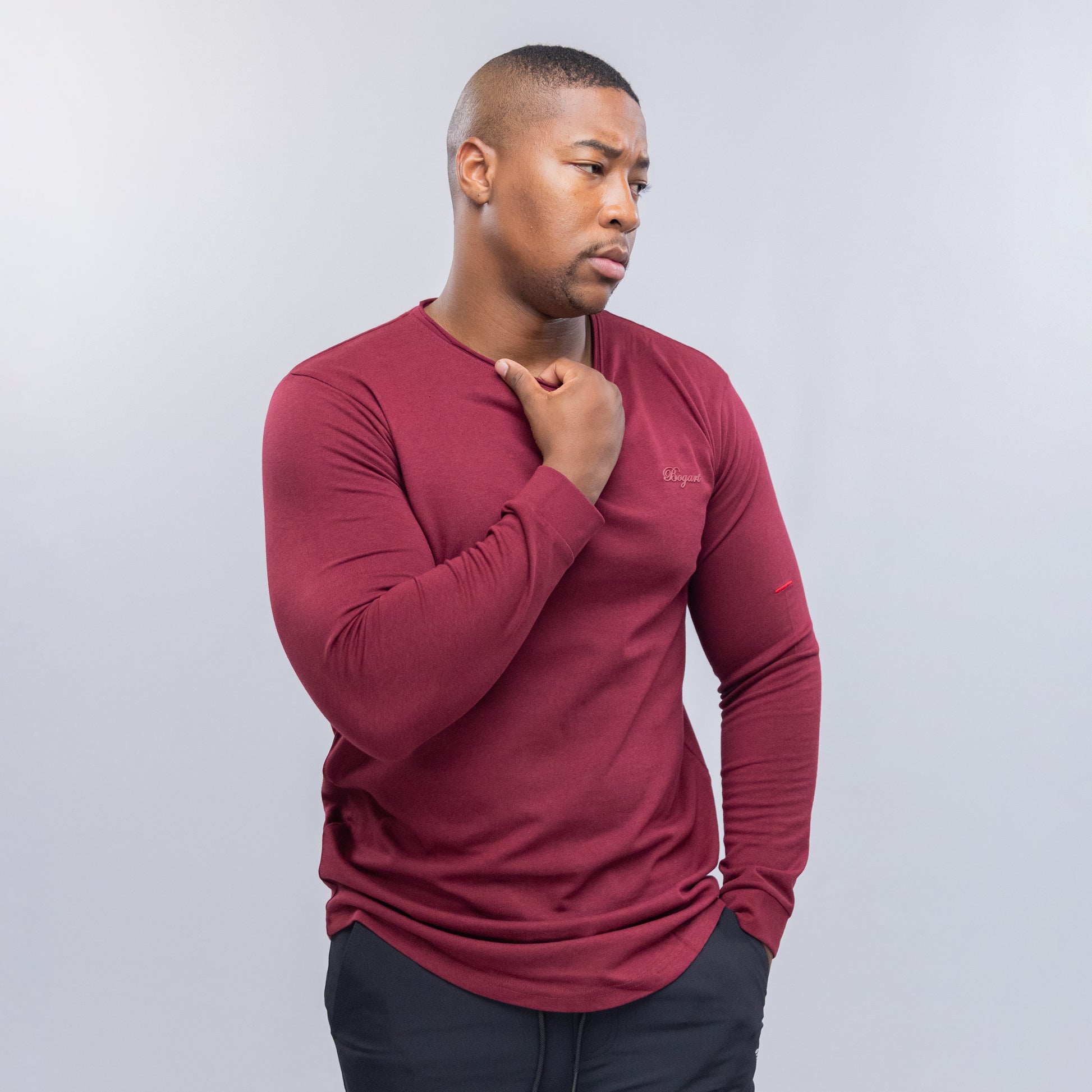 Bogart Tonal Script Long Sleeve