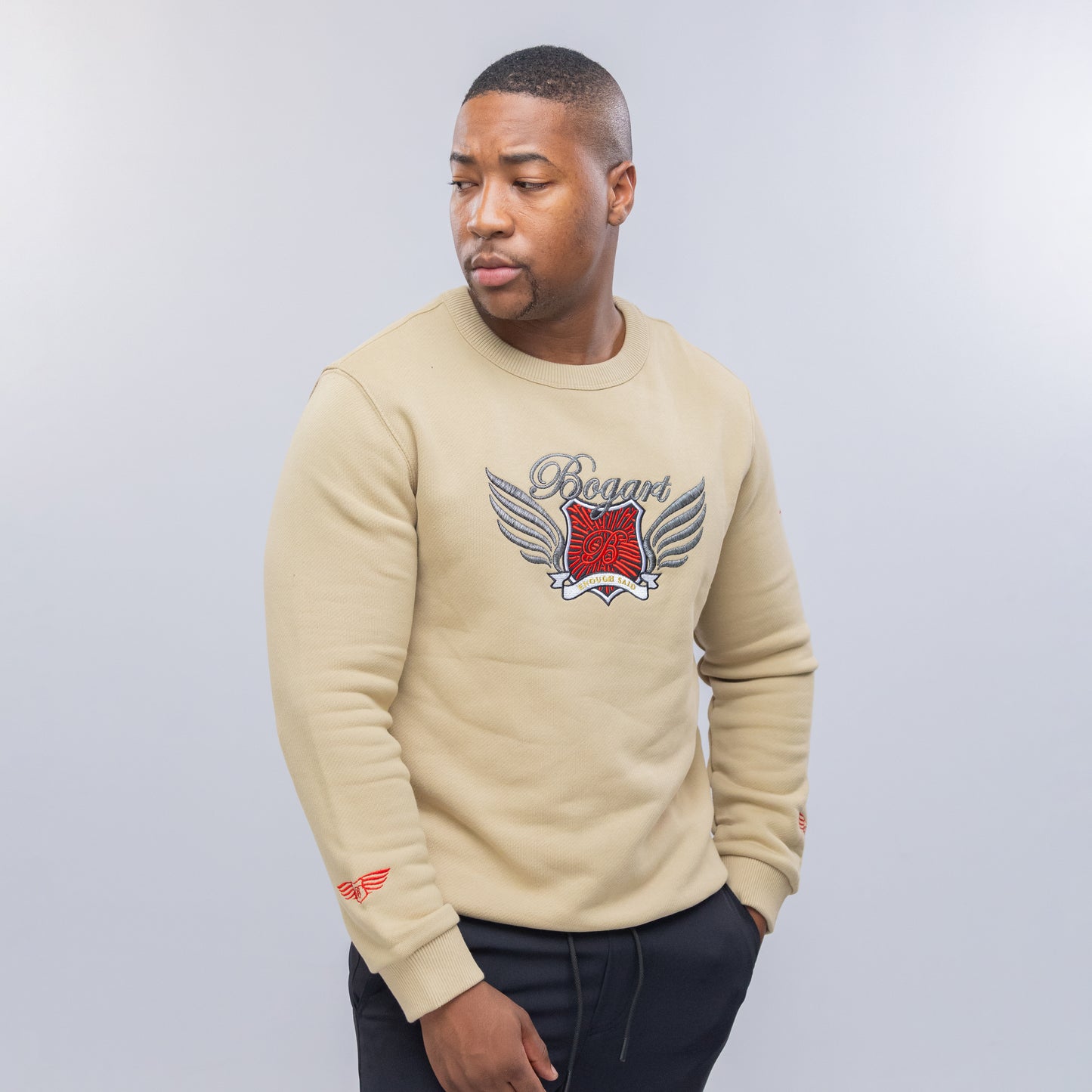 Bogart Winged Crest Sweater