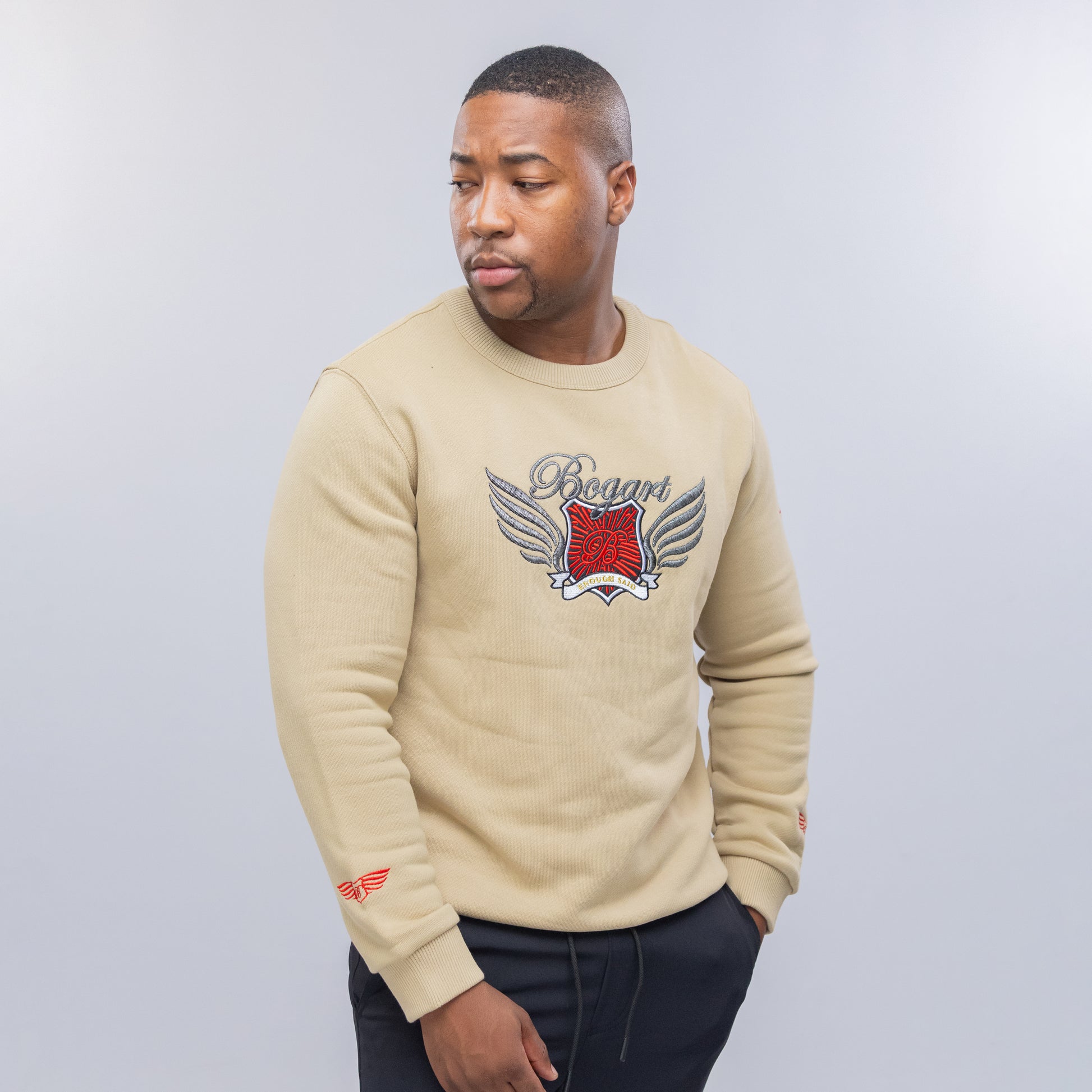 Bogart Winged Crest Sweater
