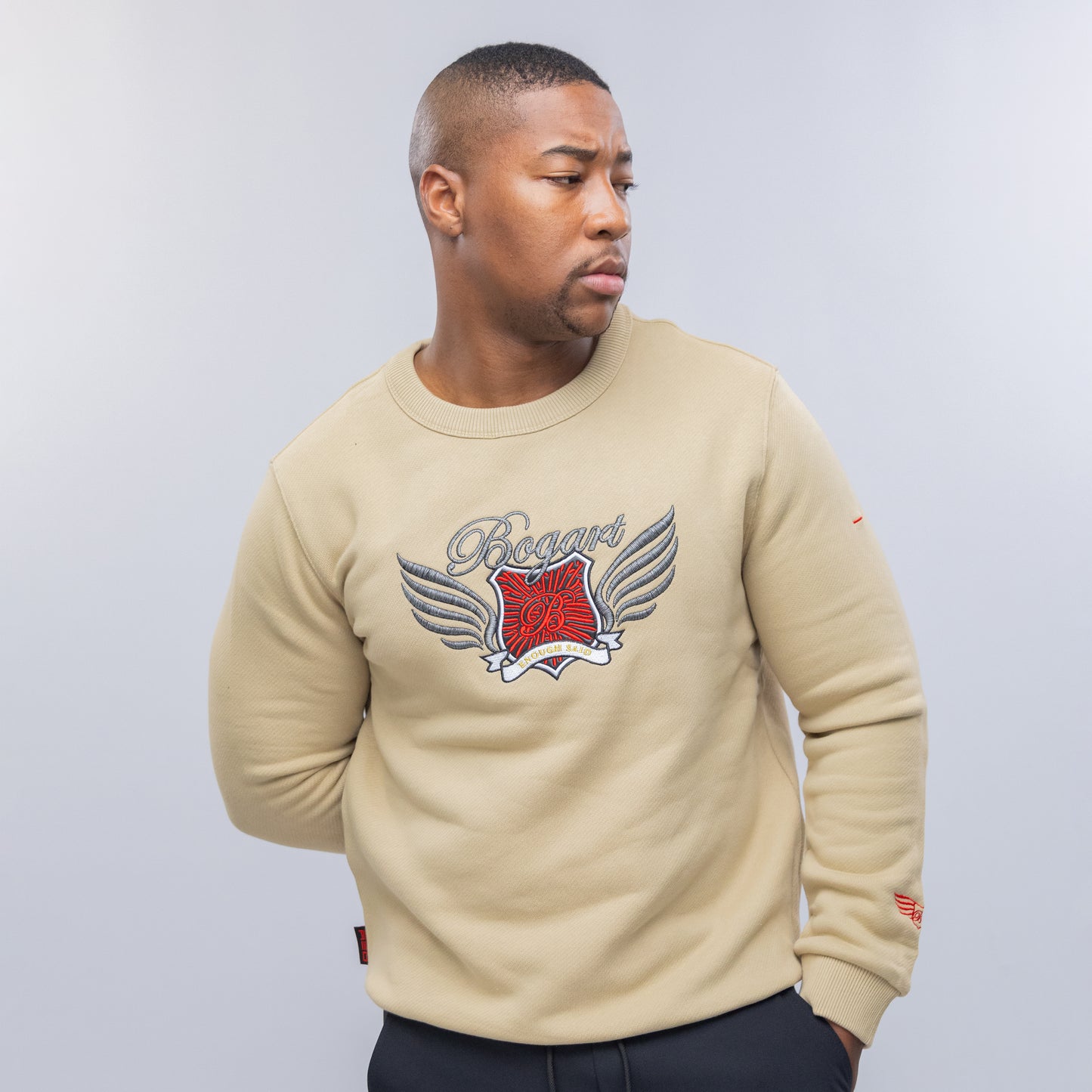 Bogart Winged Crest Sweater