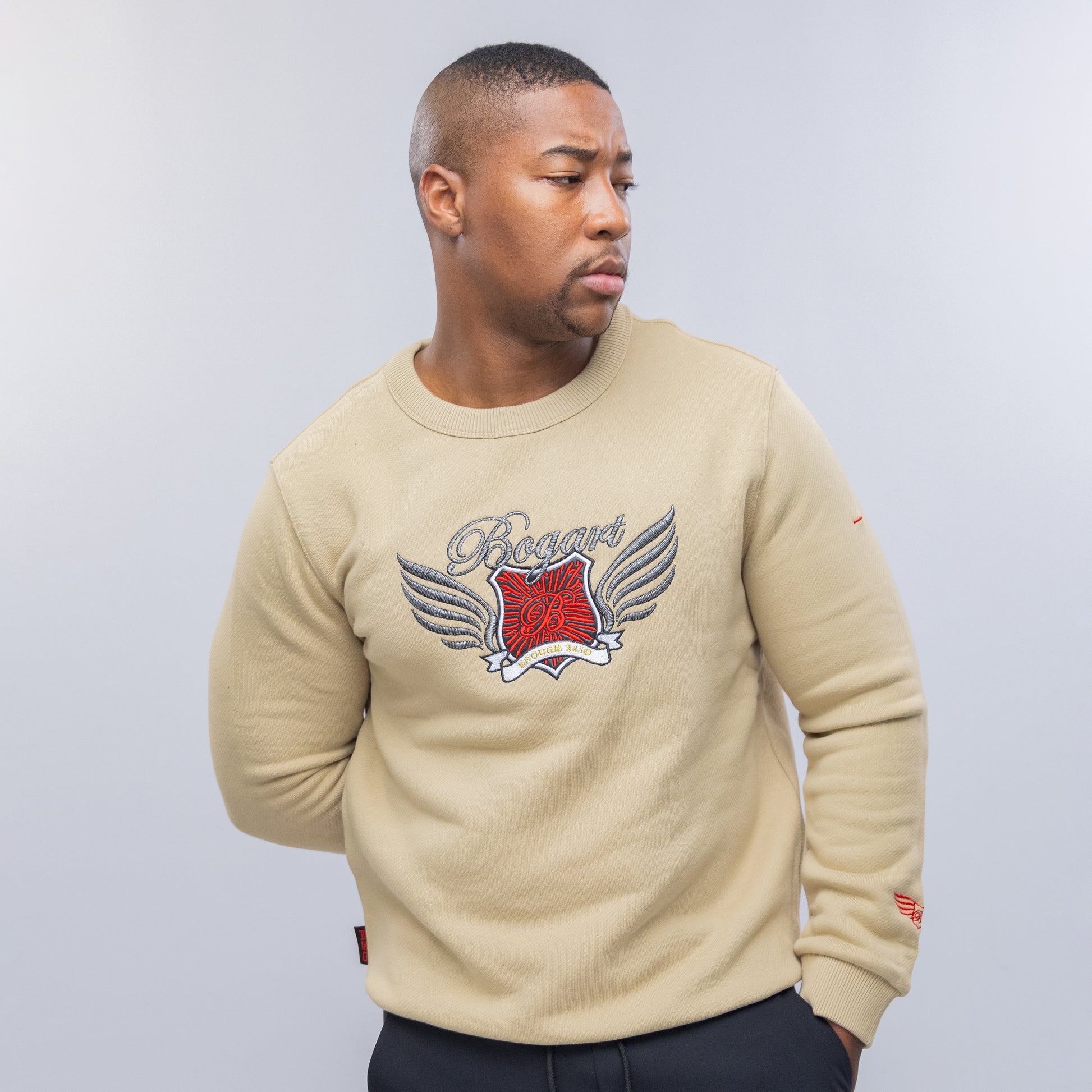 Bogart Winged Crest Sweater