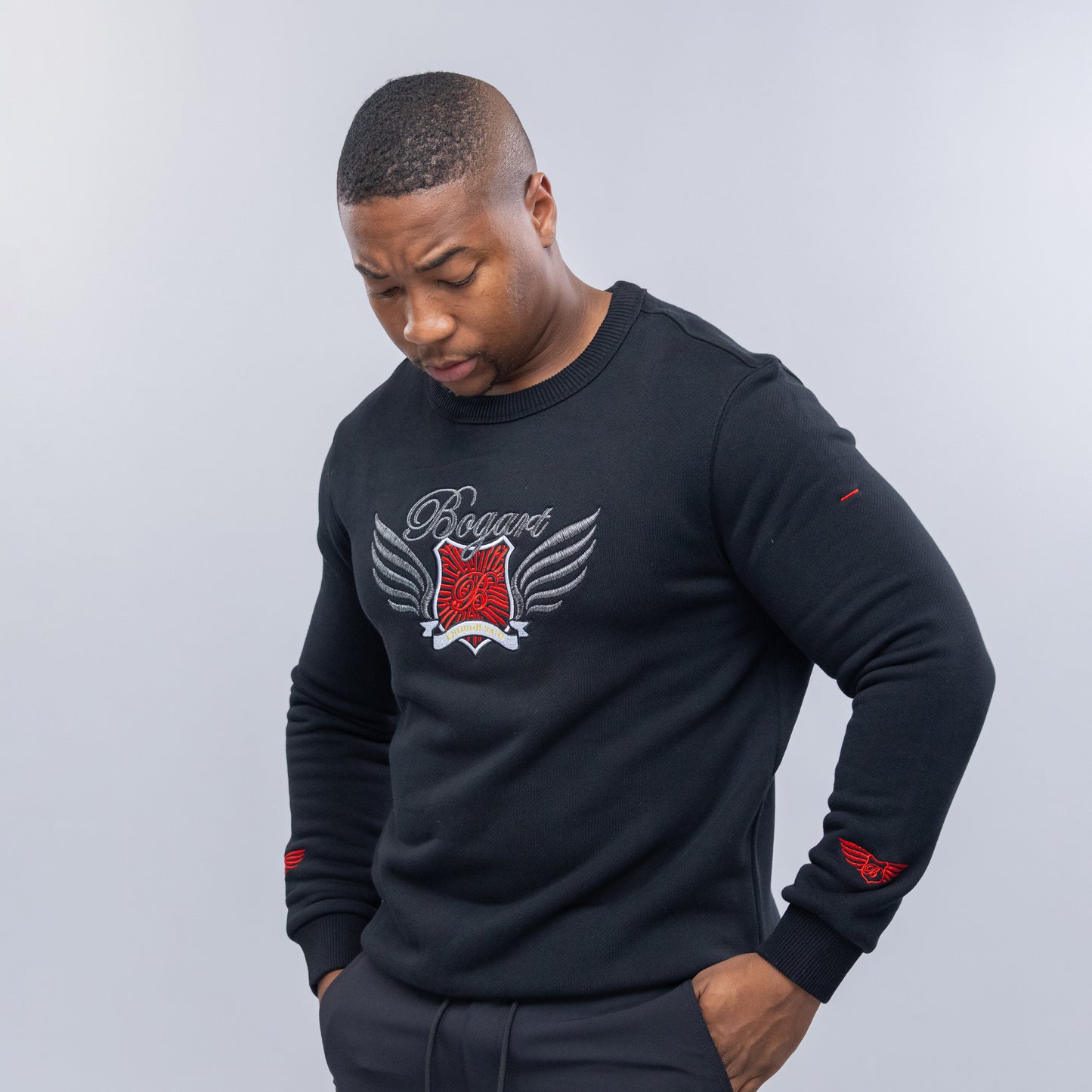 Bogart Winged Crest Sweater