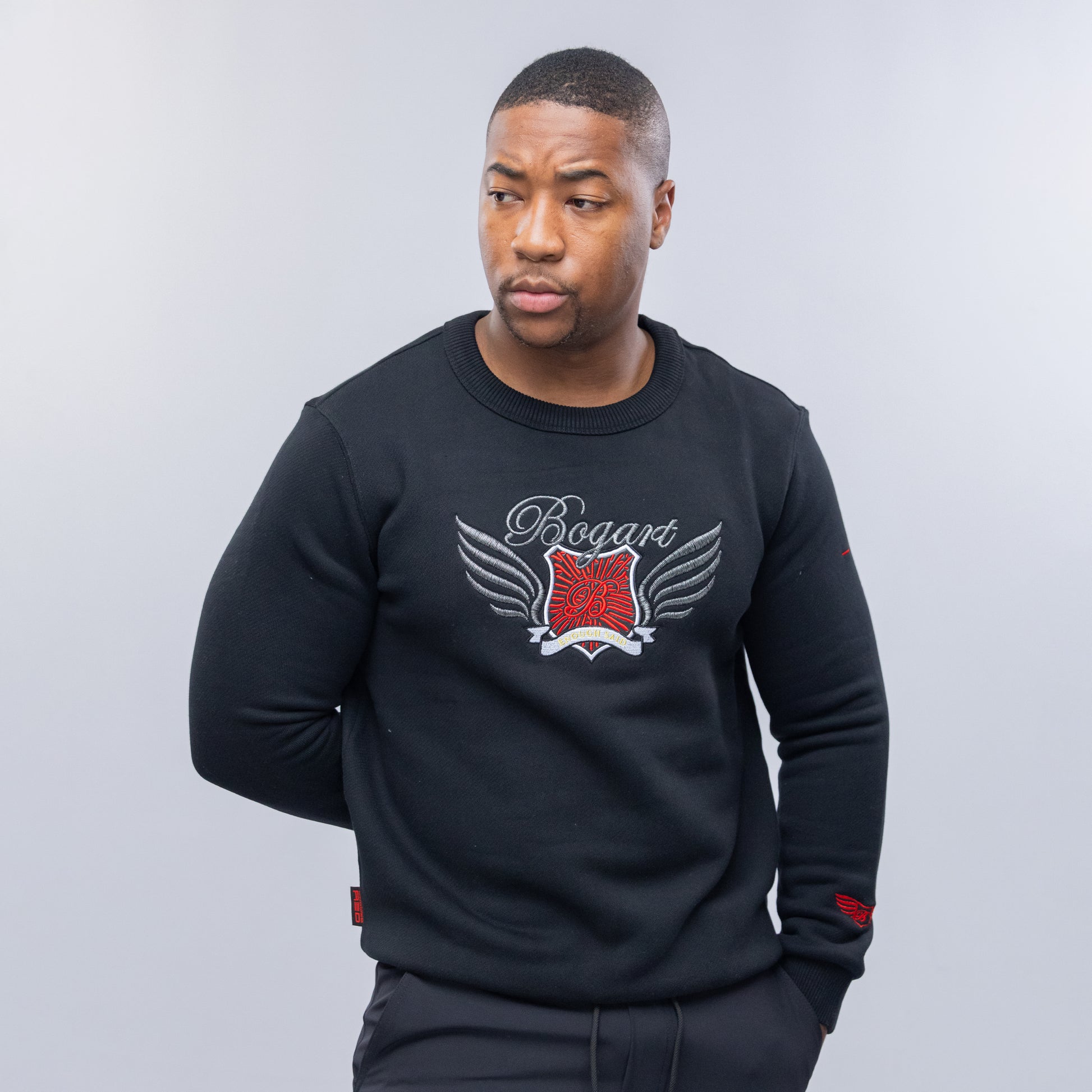 Bogart Winged Crest Sweater