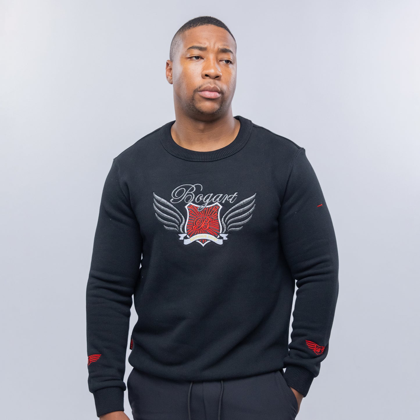 Bogart Winged Crest Sweater