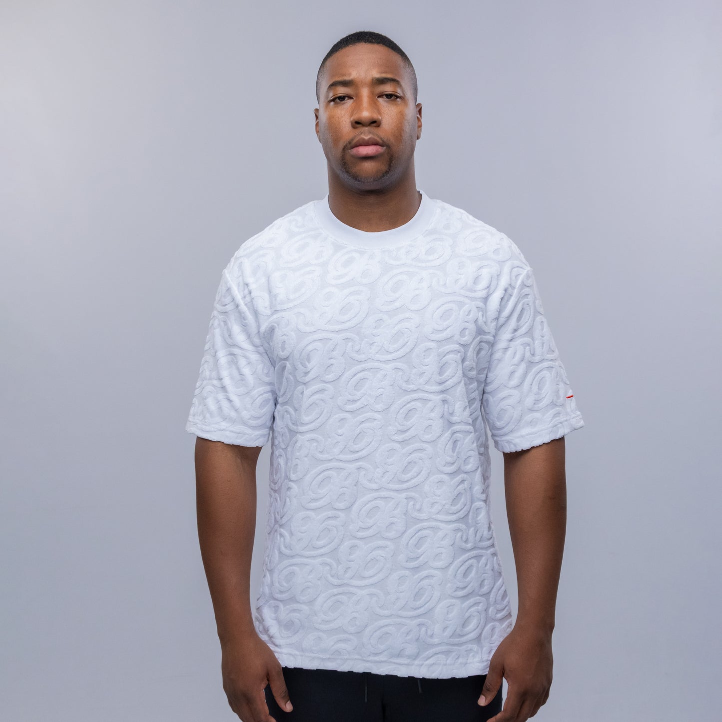 Bogart Script Emboss Oversized Tee