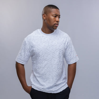 Bogart Script Emboss Oversized Tee