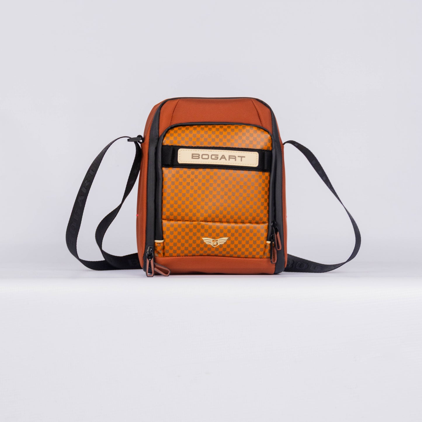Bogart Ember Checker Crossbody Bag