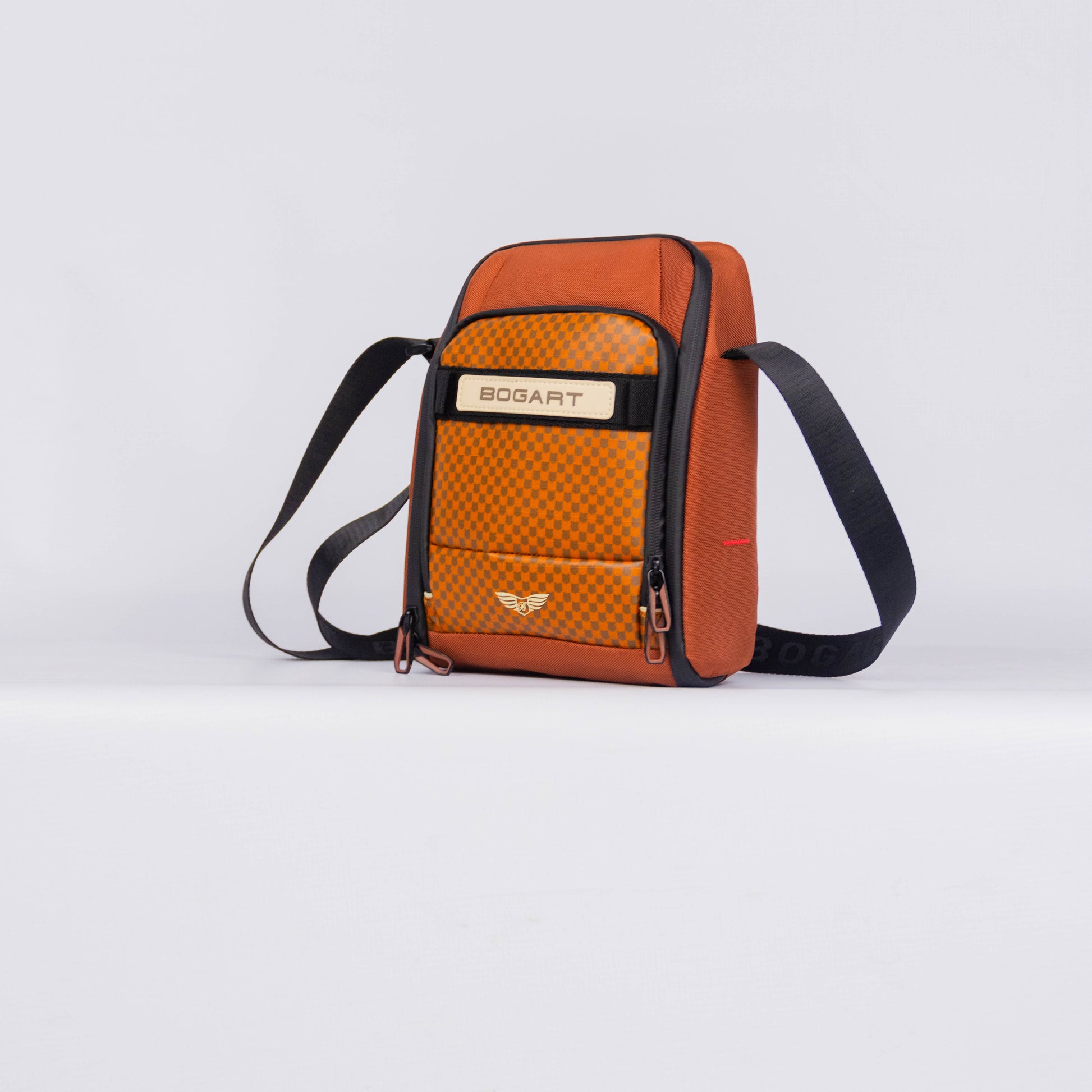 Bogart Ember Checker Crossbody Bag
