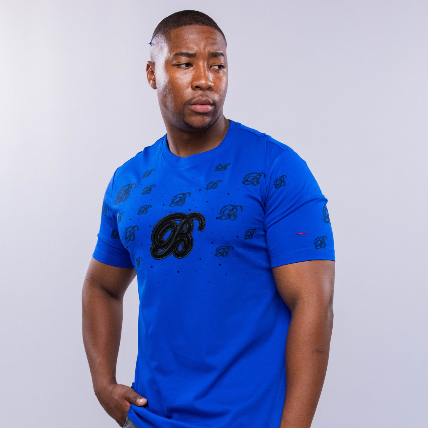 Bogart Script Monogram All-Over Tee