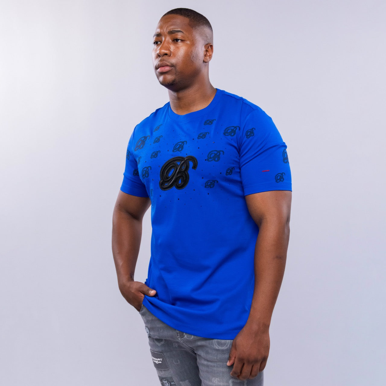 Bogart Script Monogram All-Over Tee