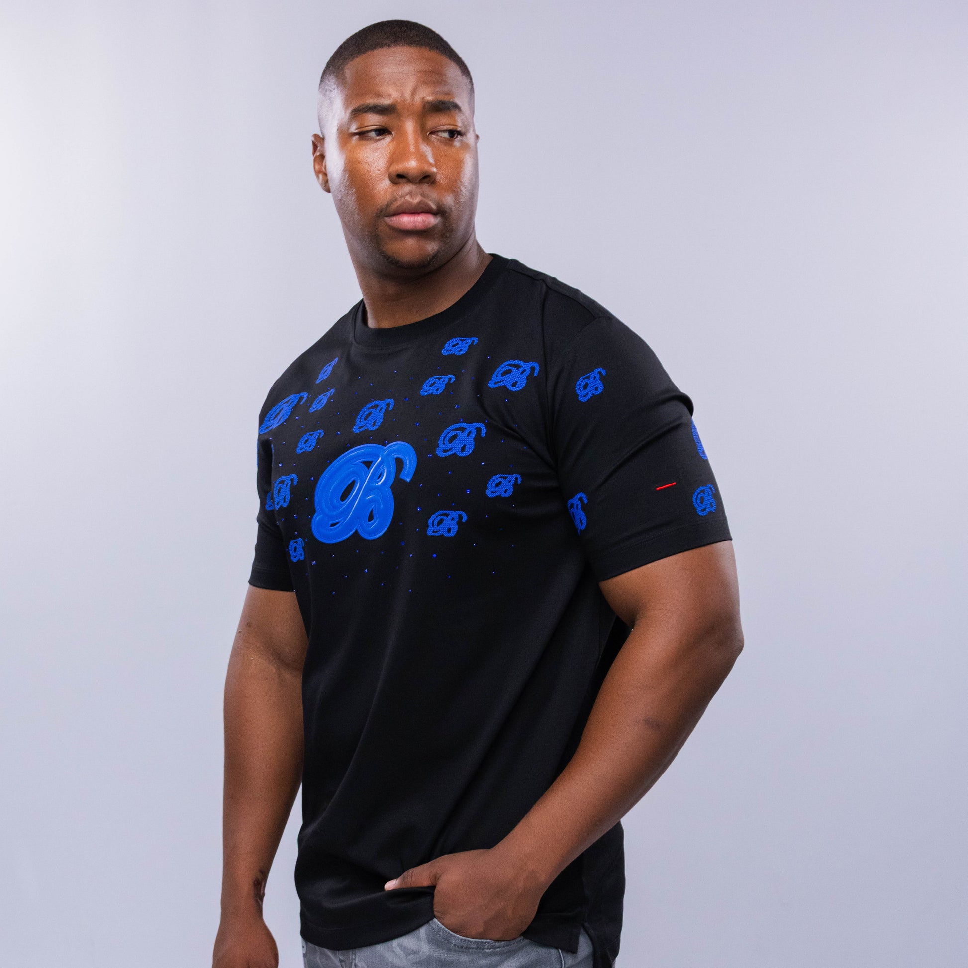 Bogart Script Monogram All-Over Tee