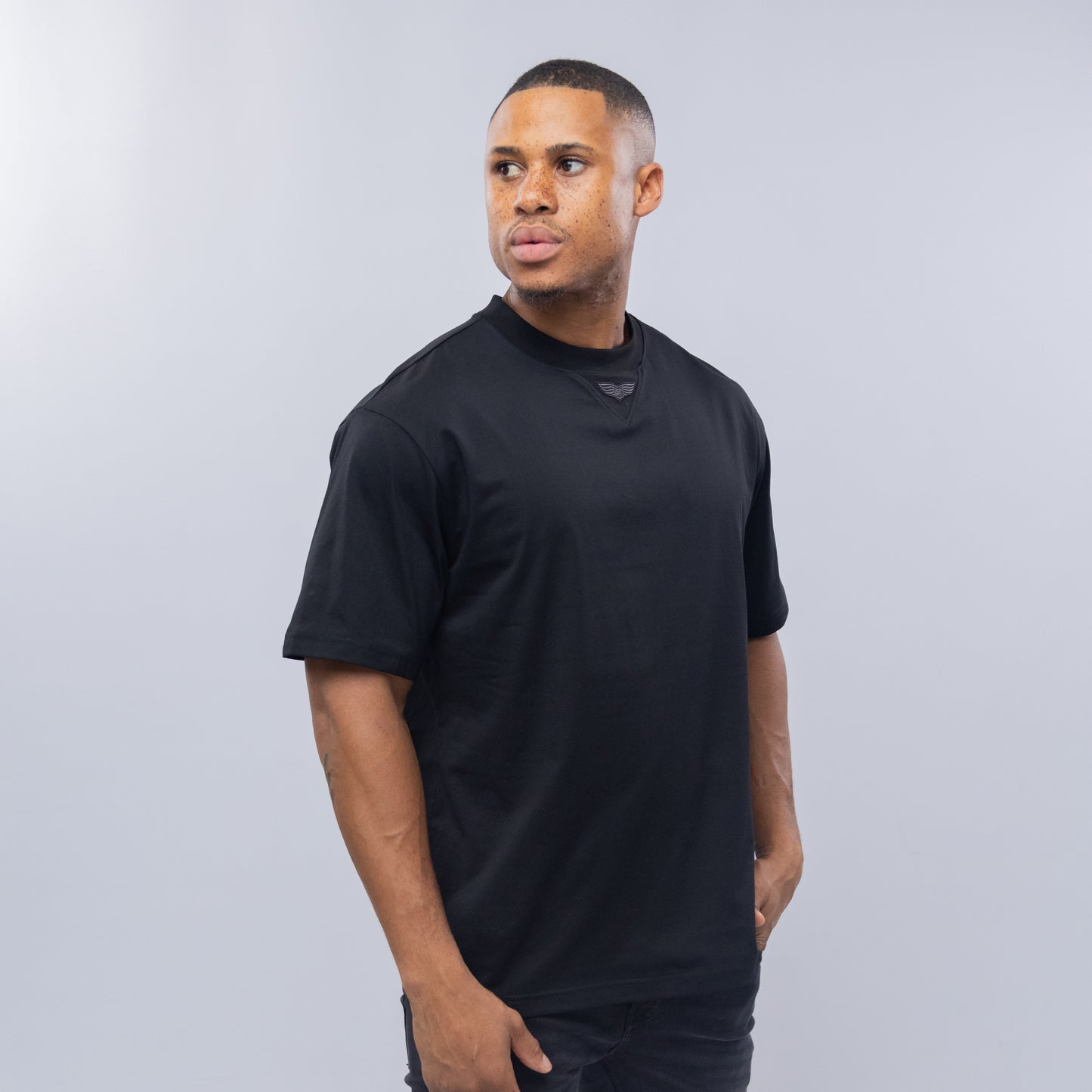 Bogart Oversized Wing Emblem Tee