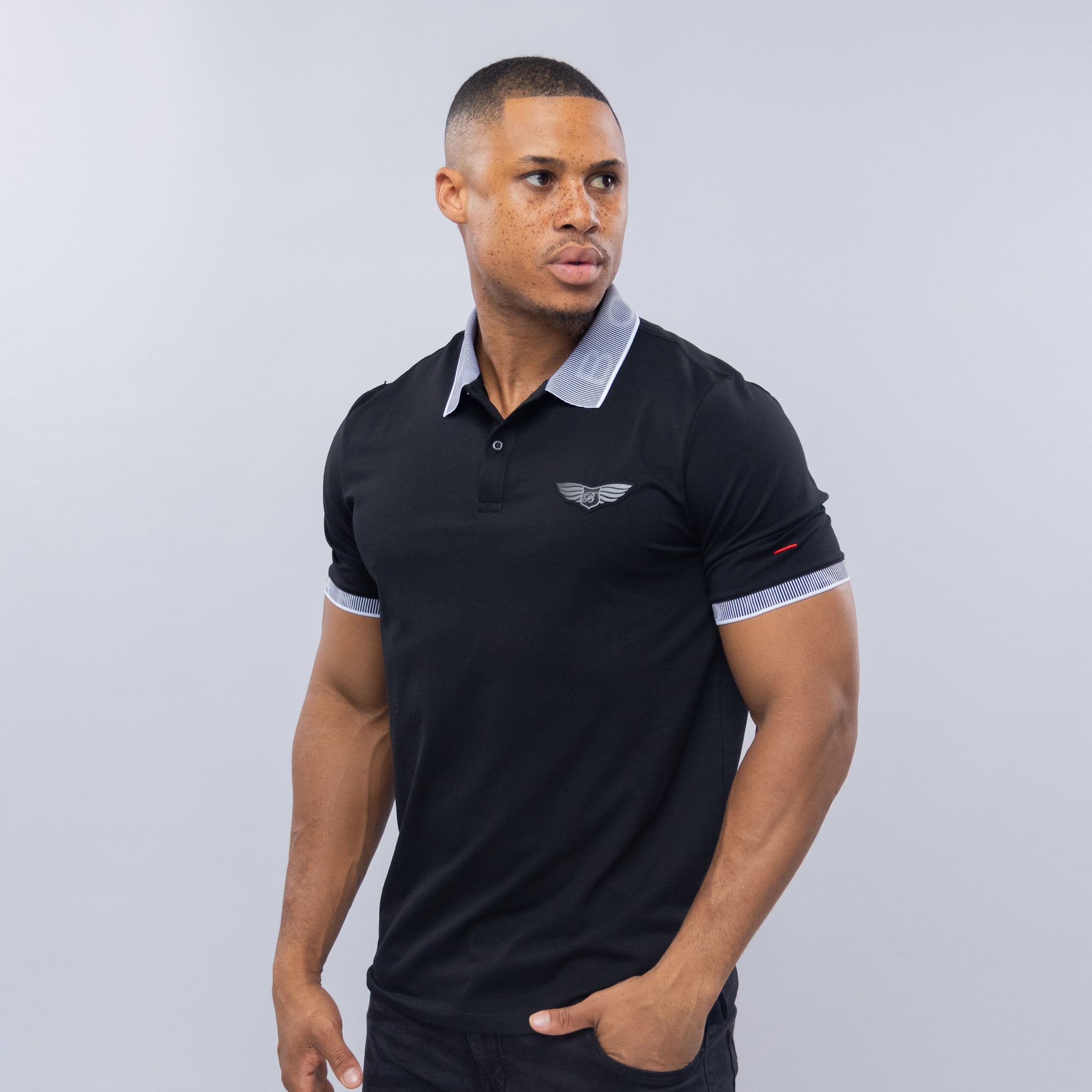 Bogart Aviation Contrast Polo