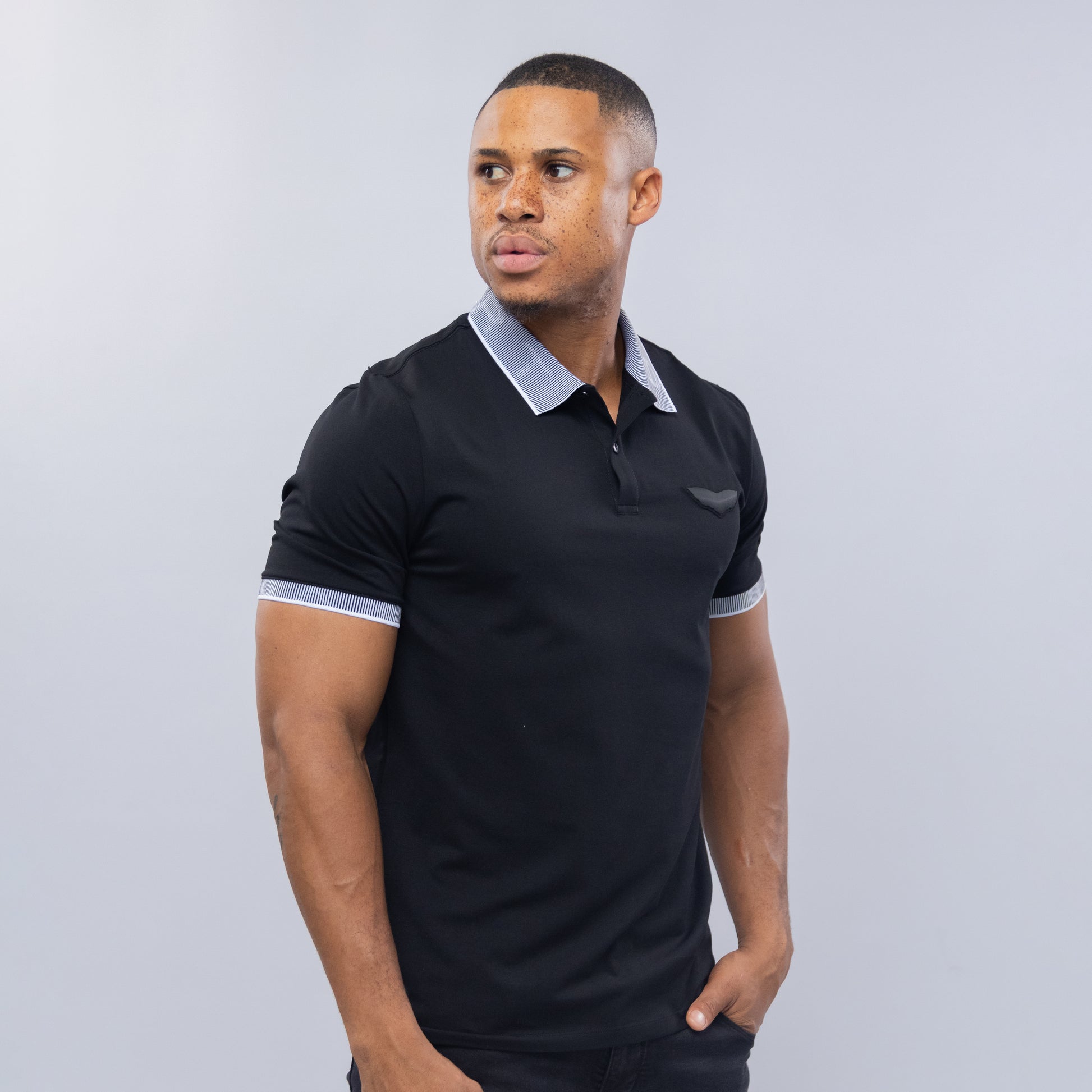 Bogart Aviation Contrast Polo