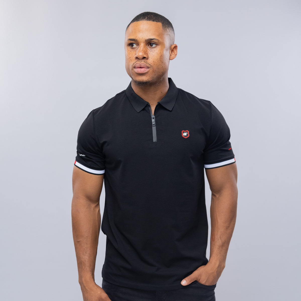 Bogart Heritage Stripe Cuff Polo