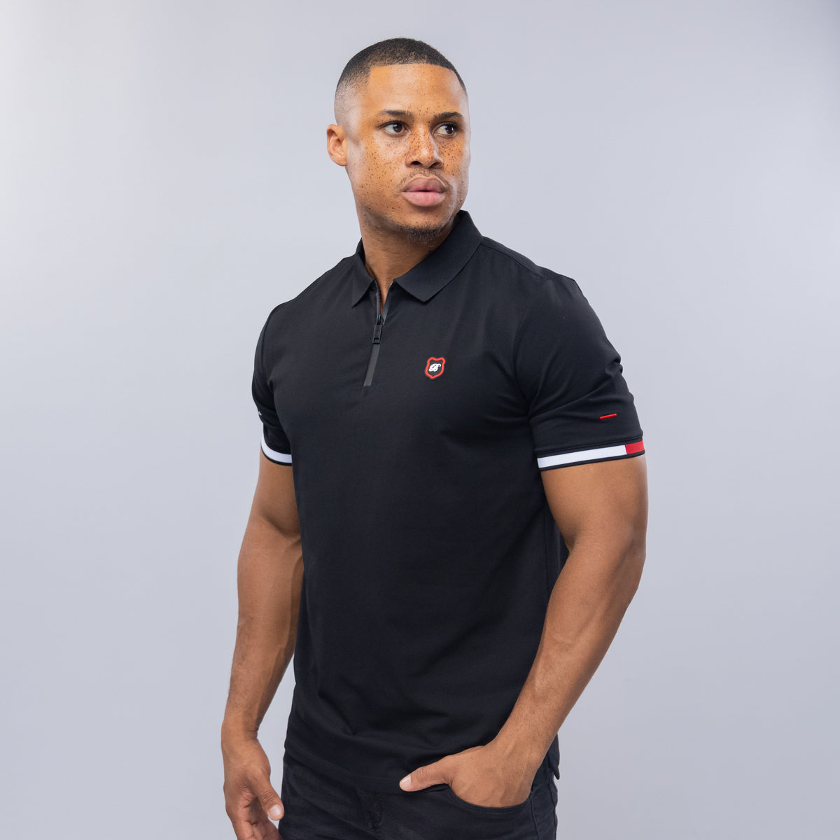 Bogart Heritage Stripe Cuff Polo
