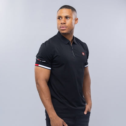Bogart Heritage Stripe Cuff Polo