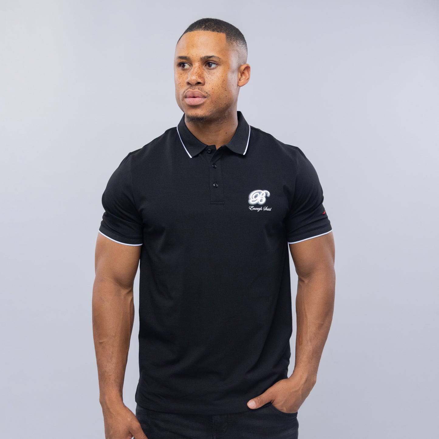 Bogart Enough Said Signature Polo