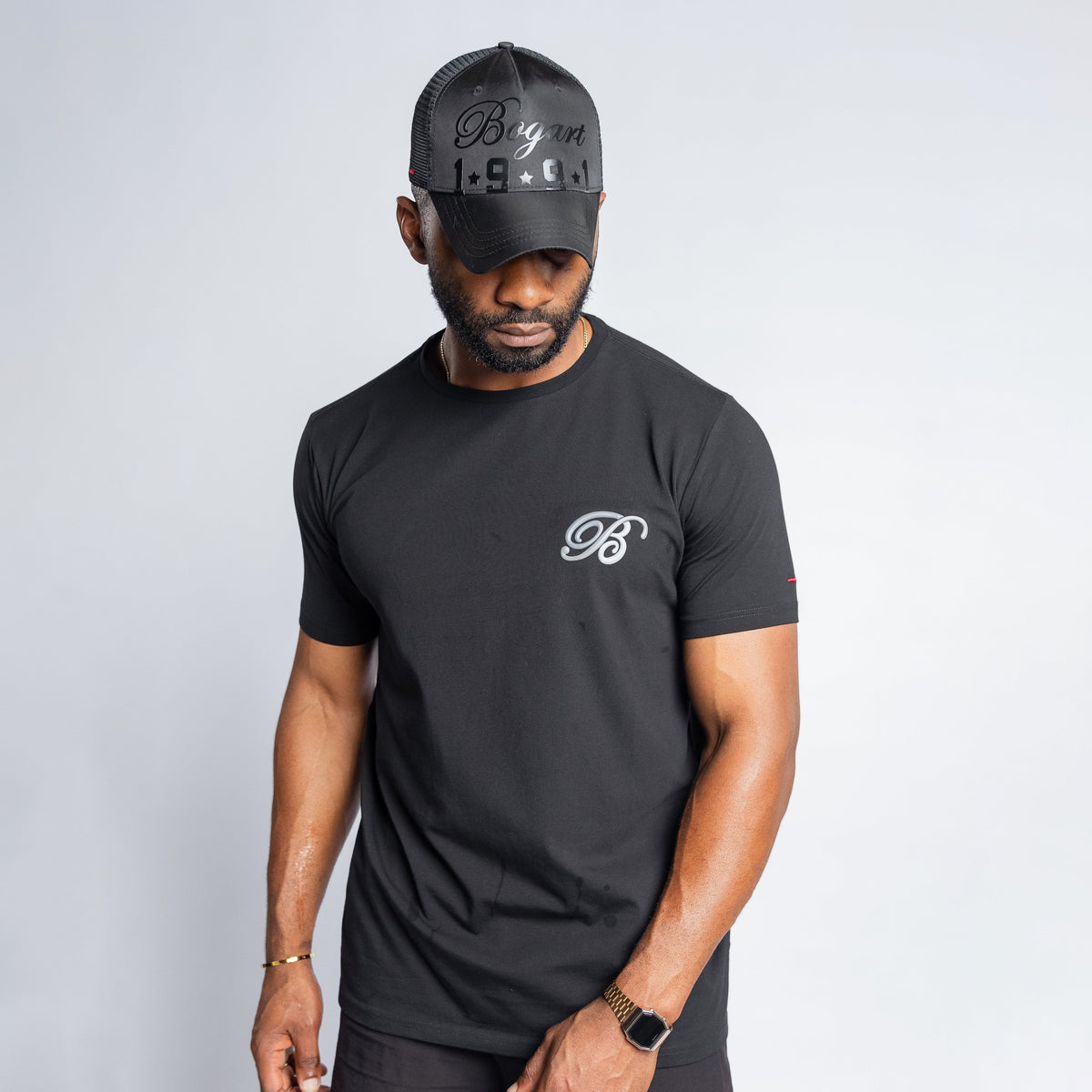 Shirt 1 - Bogart MAN Script Foundation Crew - Black