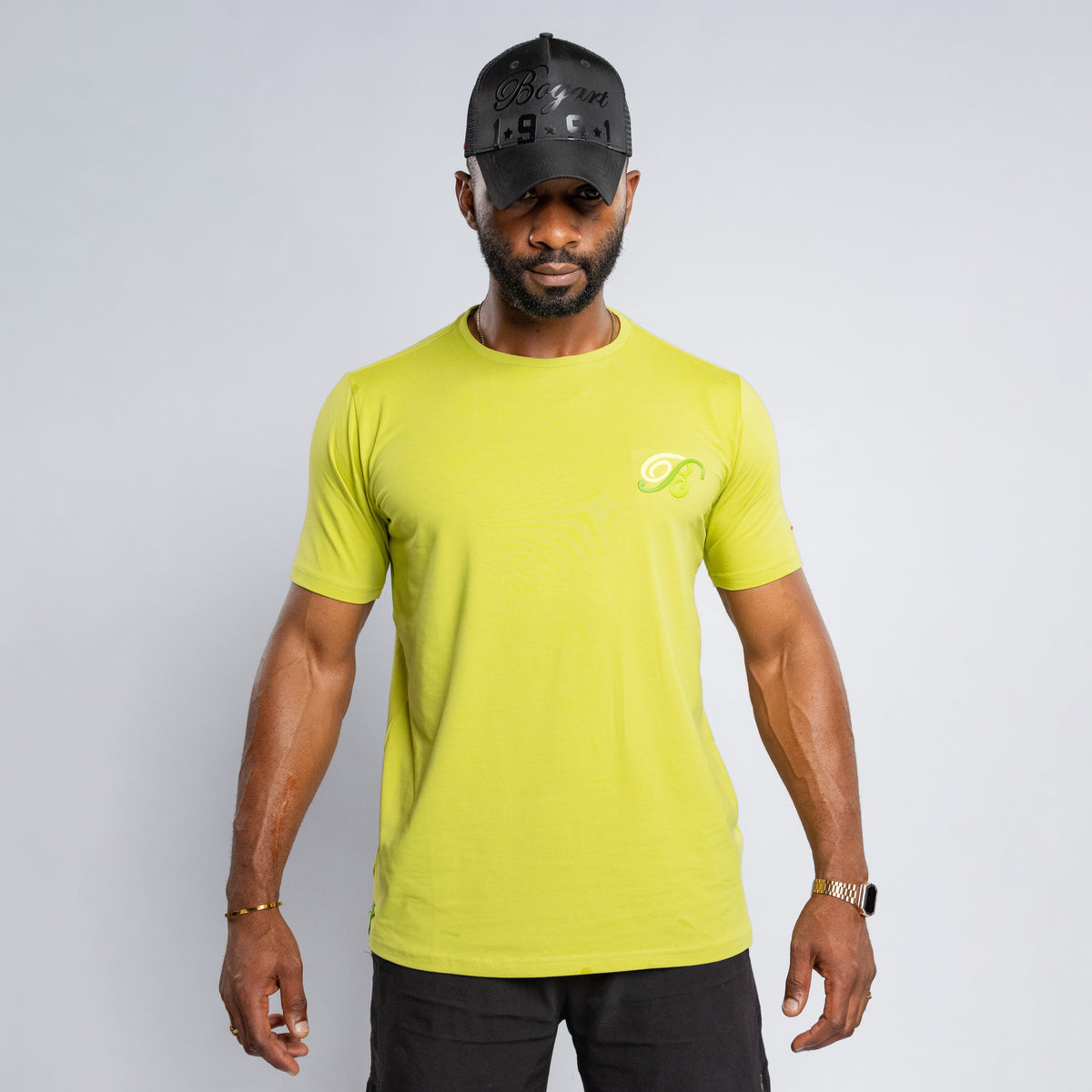 Shirt 1 - Bogart MAN Script Foundation Crew - Green