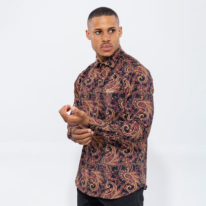 Bogart Crimson Baroque Shirt