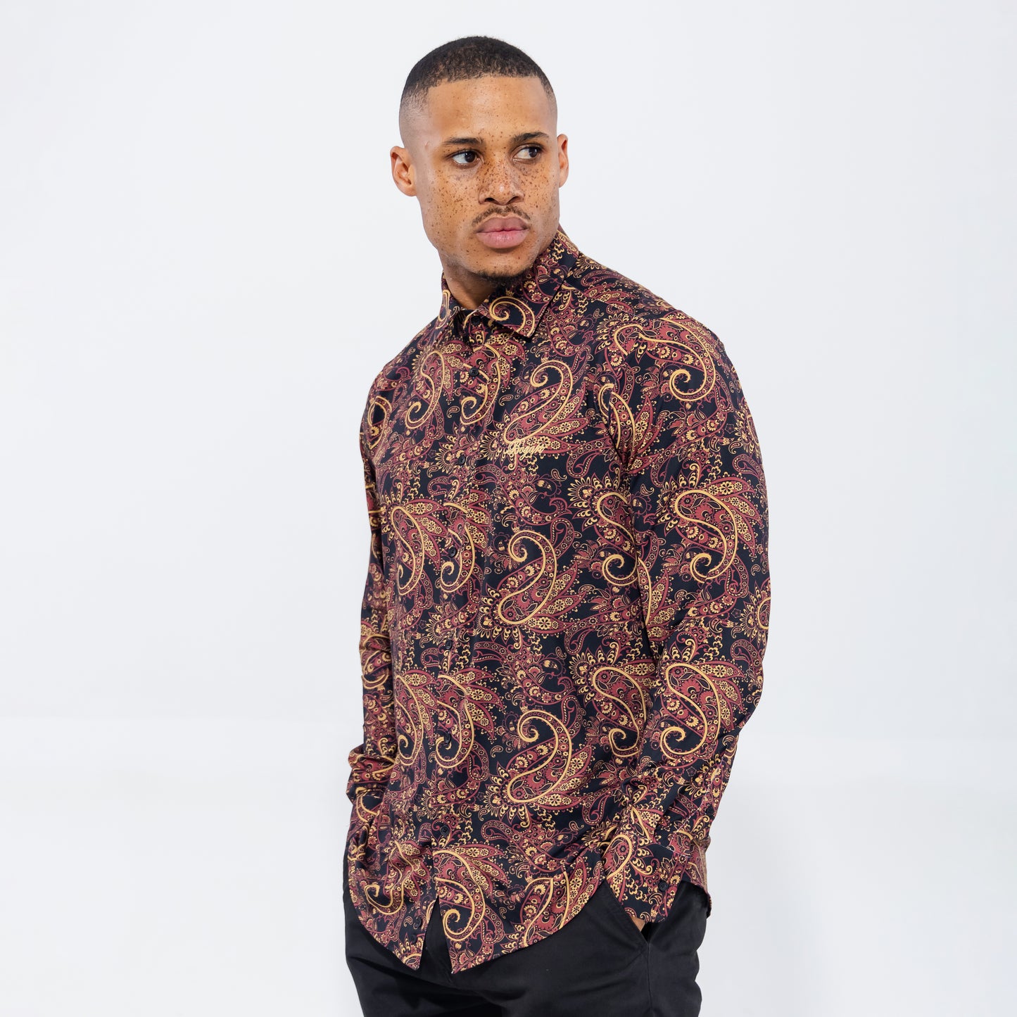 Bogart Crimson Baroque Shirt