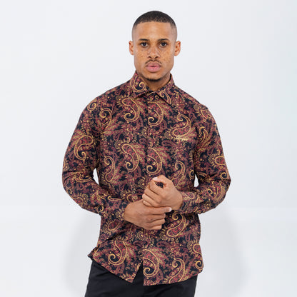 Bogart Crimson Baroque Shirt