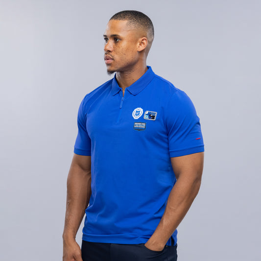 Bogart Explorer Badge Zip Polo