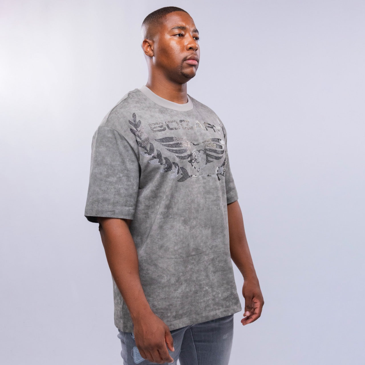 Bogart Rhinestone Wings Tee