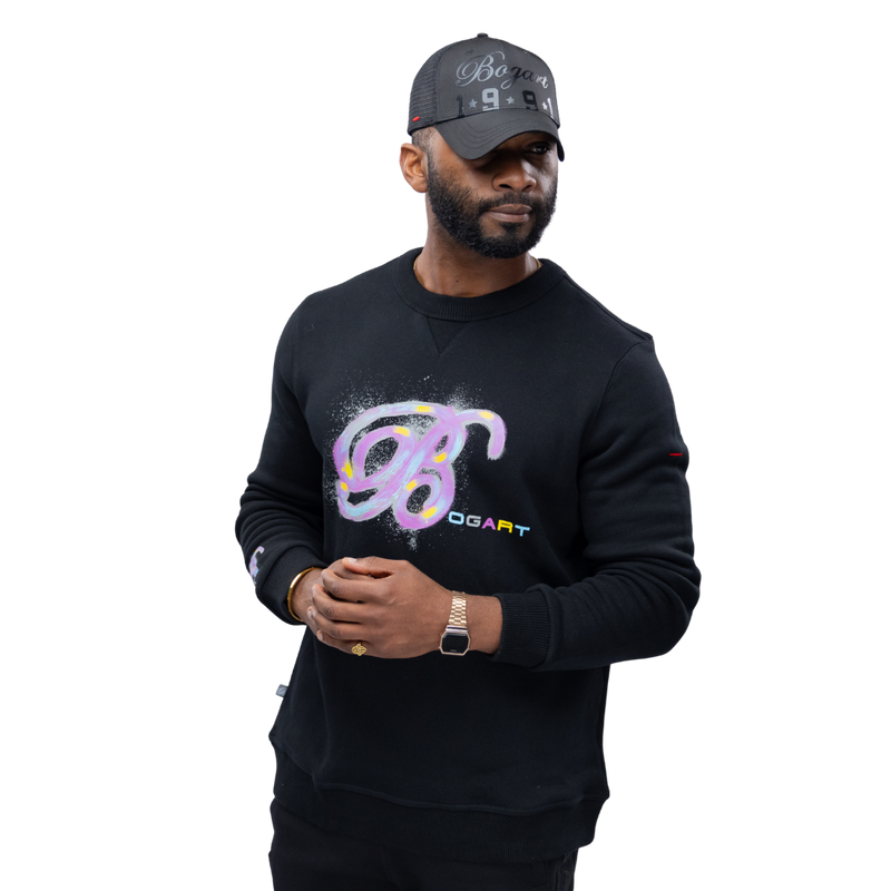 Bogart MAN Neon Graffiti Crewneck