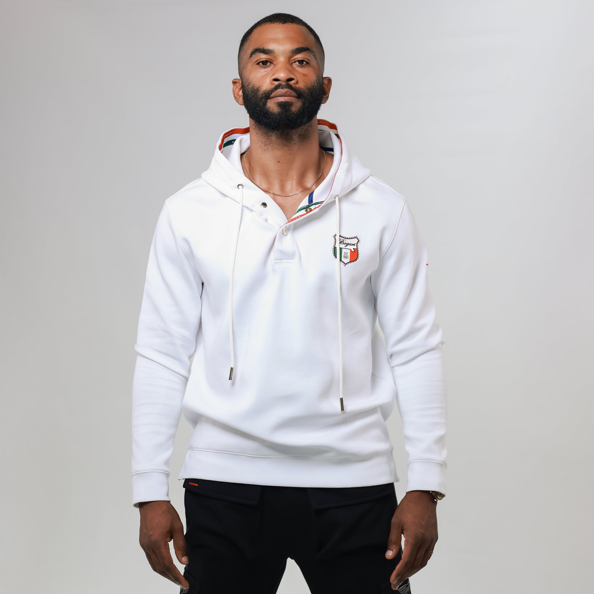 Bogart Italian Collection Classic Crest Hoodie – Bogart Man