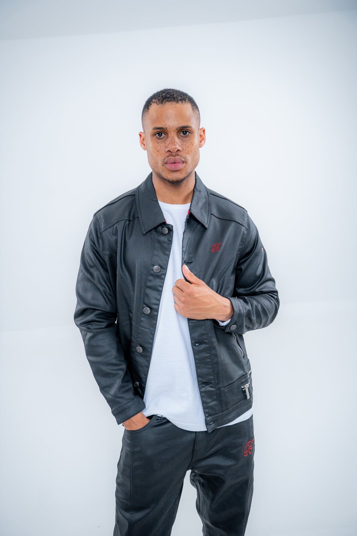 Bogart Coated Trucker Jacket