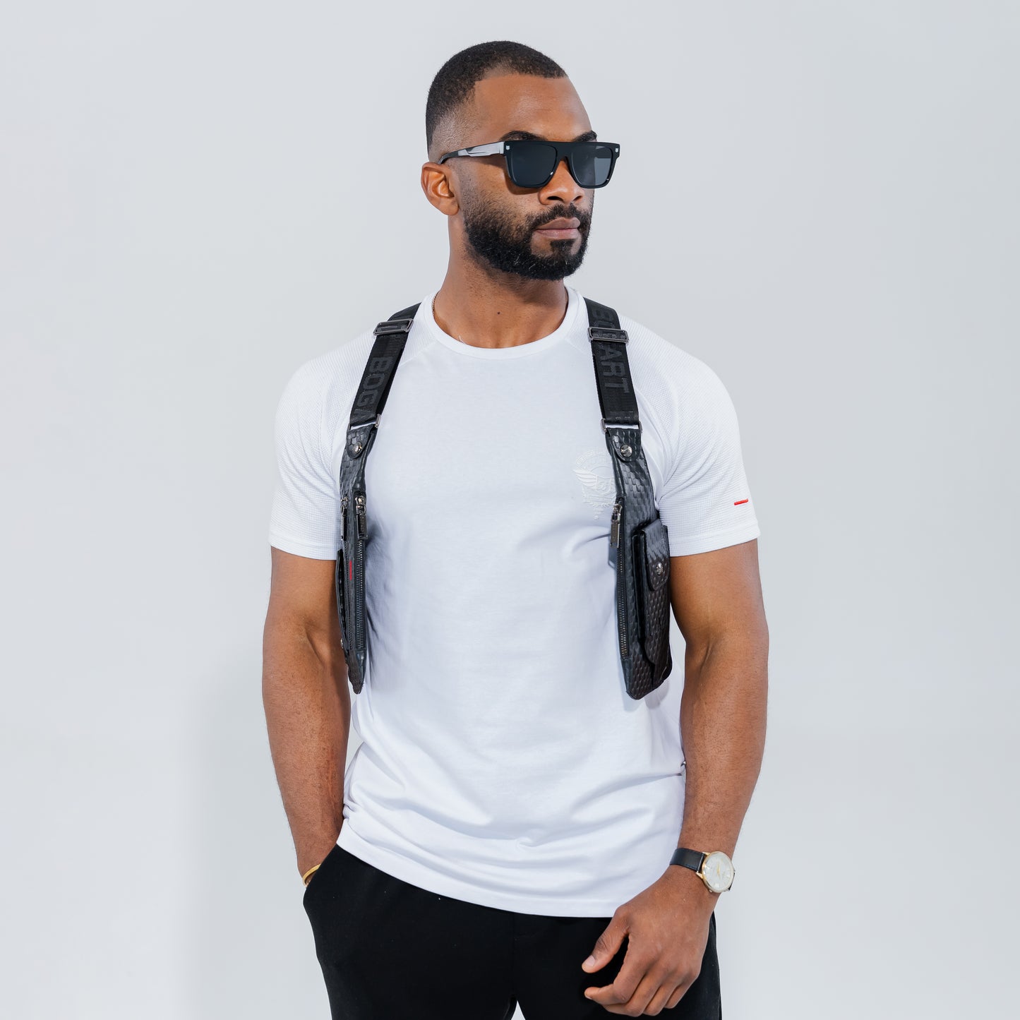 Bogart Quilted Diamond Sling Bag