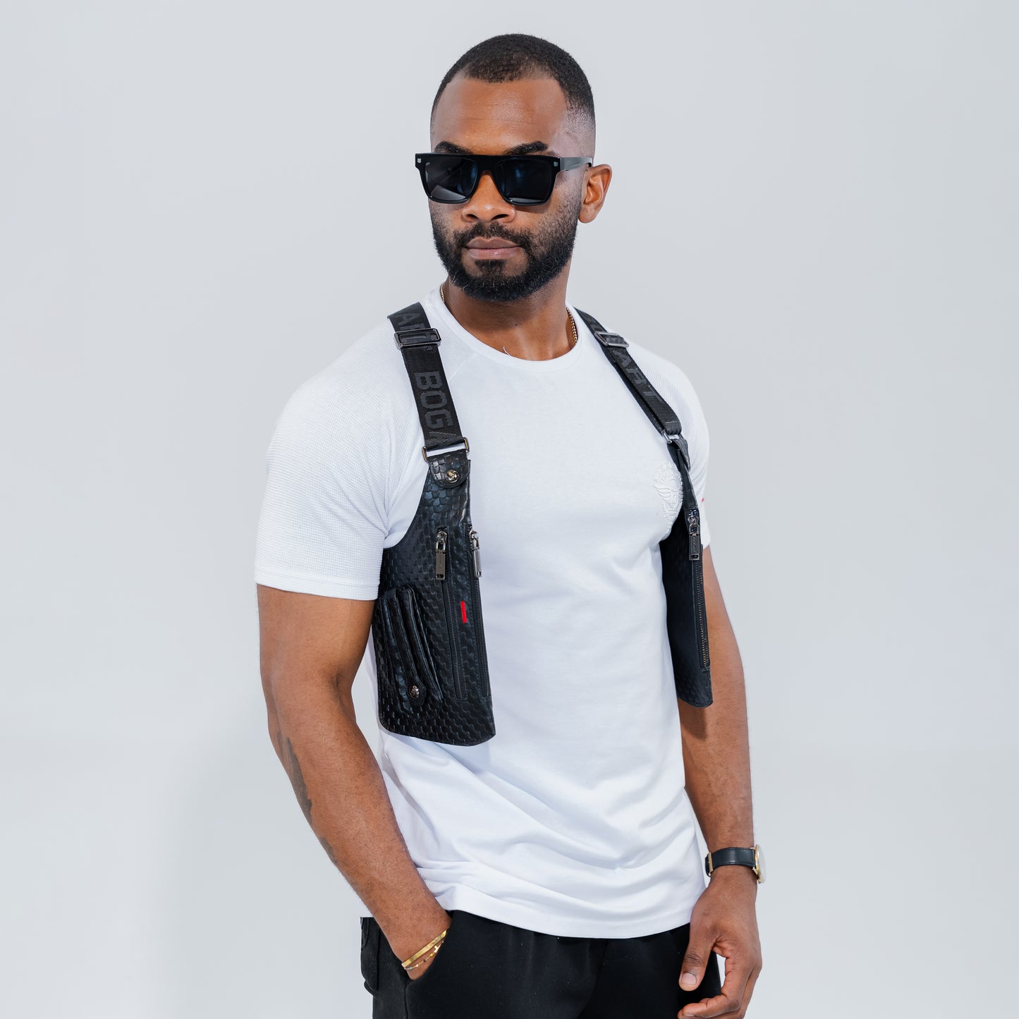 Bogart Quilted Diamond Sling Bag