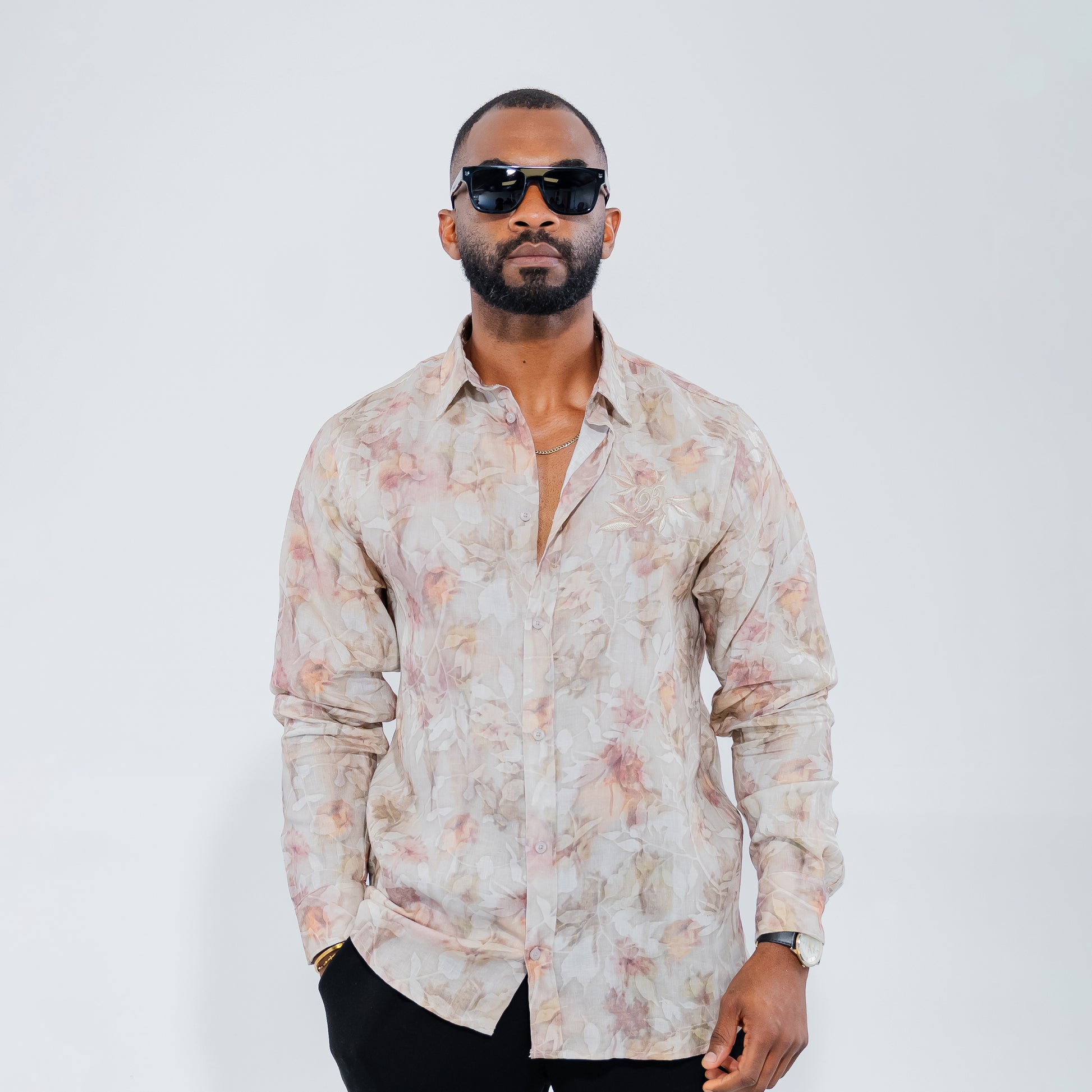 Bogart Botanical Floral Shirt