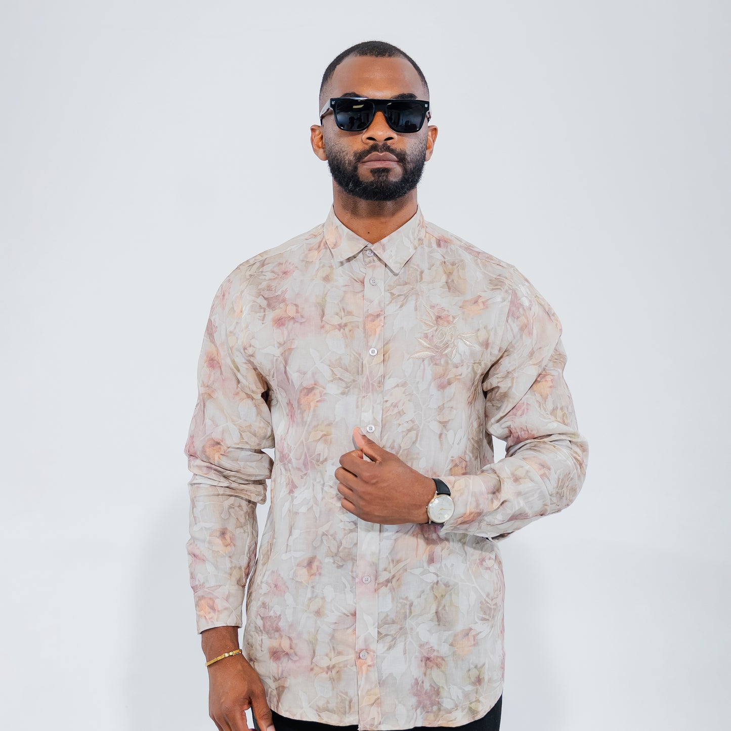 Bogart Botanical Floral Shirt