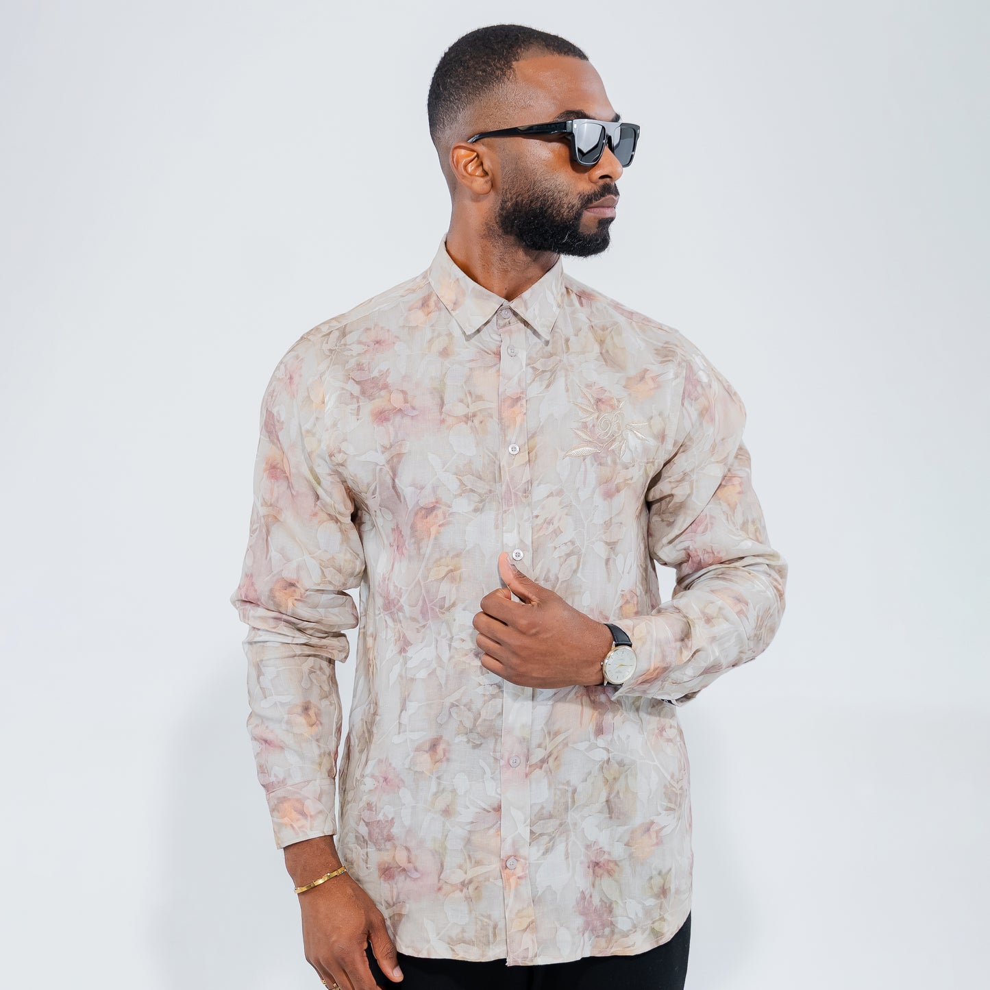 Bogart Botanical Floral Shirt