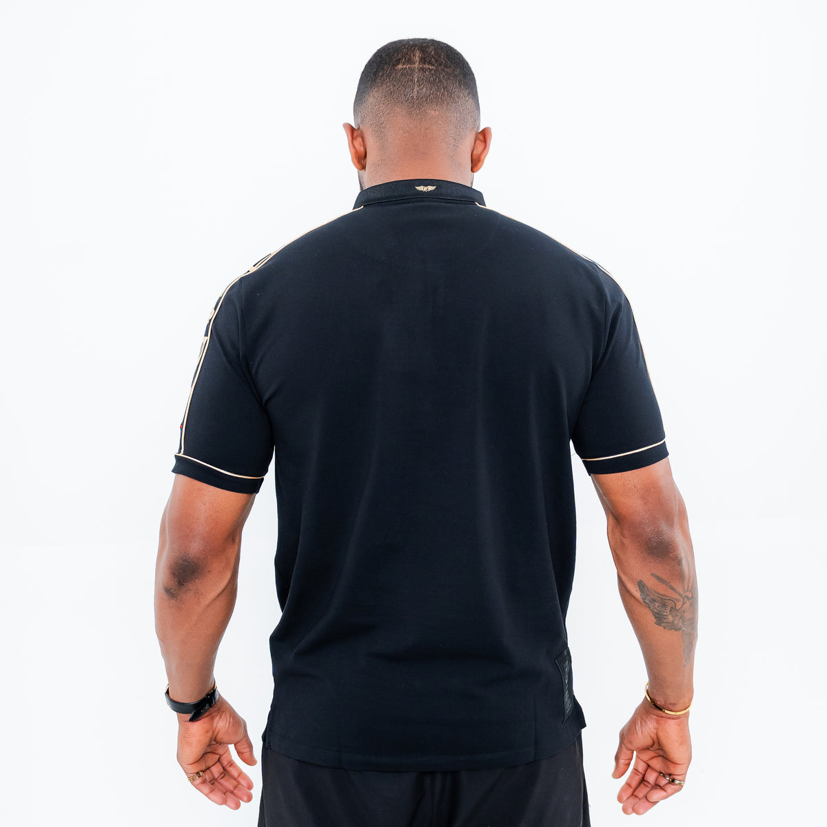 Bogart Gilded Line Zip Polo