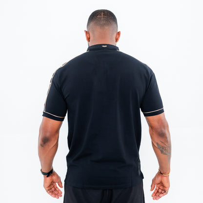 Bogart Gilded Line Zip Polo