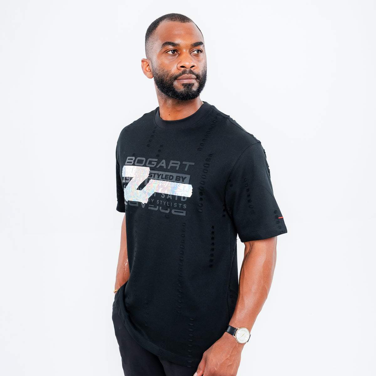 Bogart Foil Strike Oversized Tee